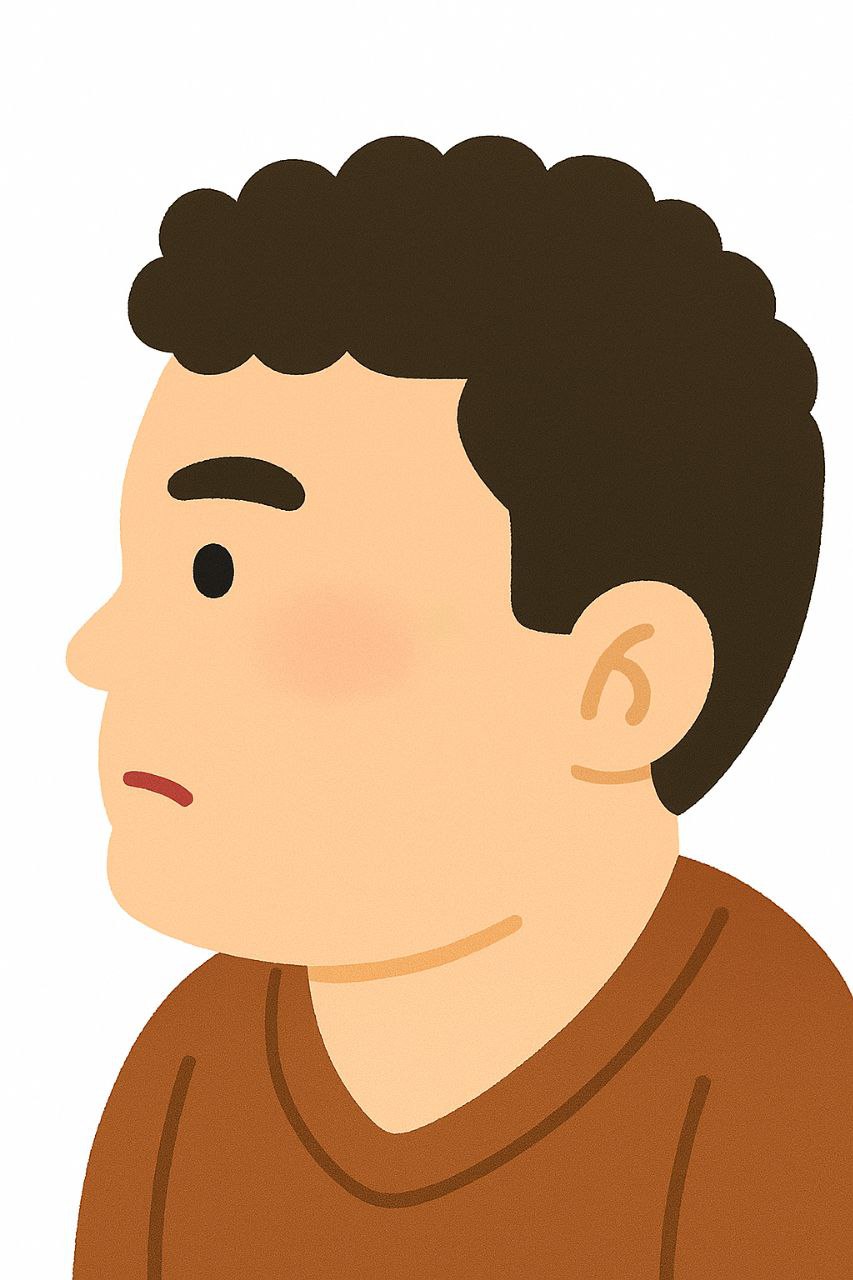 Cartoon portrait of Steven McGrath II